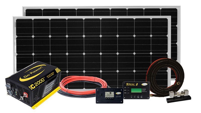 go power solar power system for motorhomes