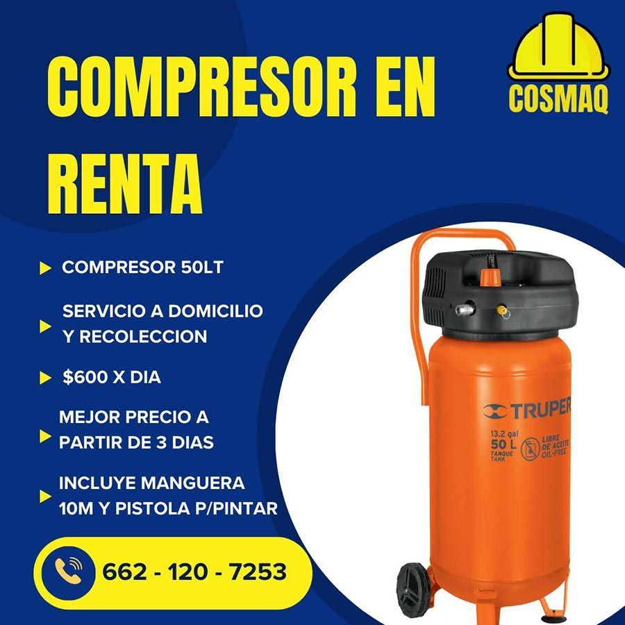 COSMAQ RENTA DE MAQUINARIA