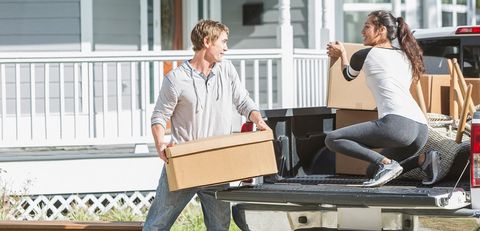 couple on truck