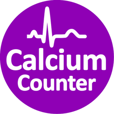 Calcium counter and tracker app icon