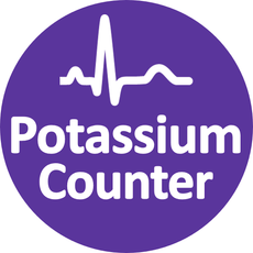 Potassium counter and tracker app icon