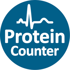Protein counter and tracker app icon