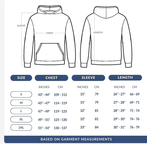 Slate Blue Human Hoodie