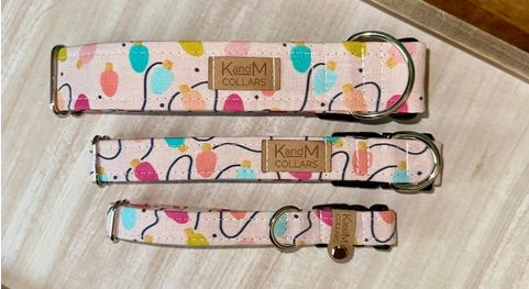 Christmas Lights Dog Collar