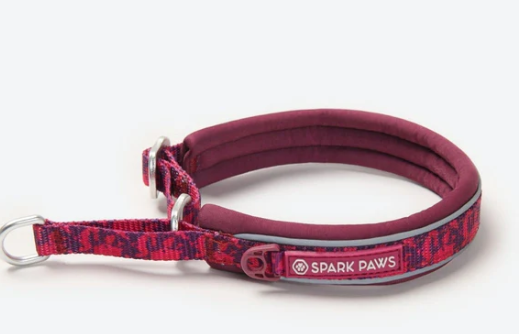 cushioned martingale collar-Fushia Camo