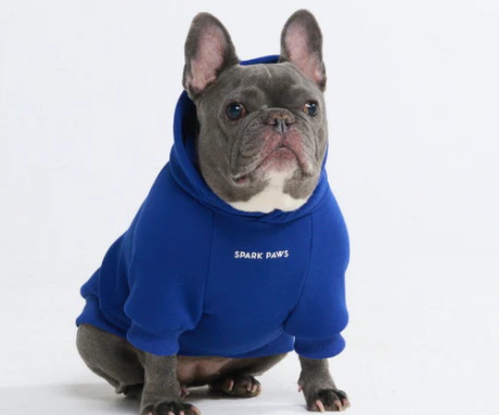 Essential Dog Hoodie-Midnight Blue