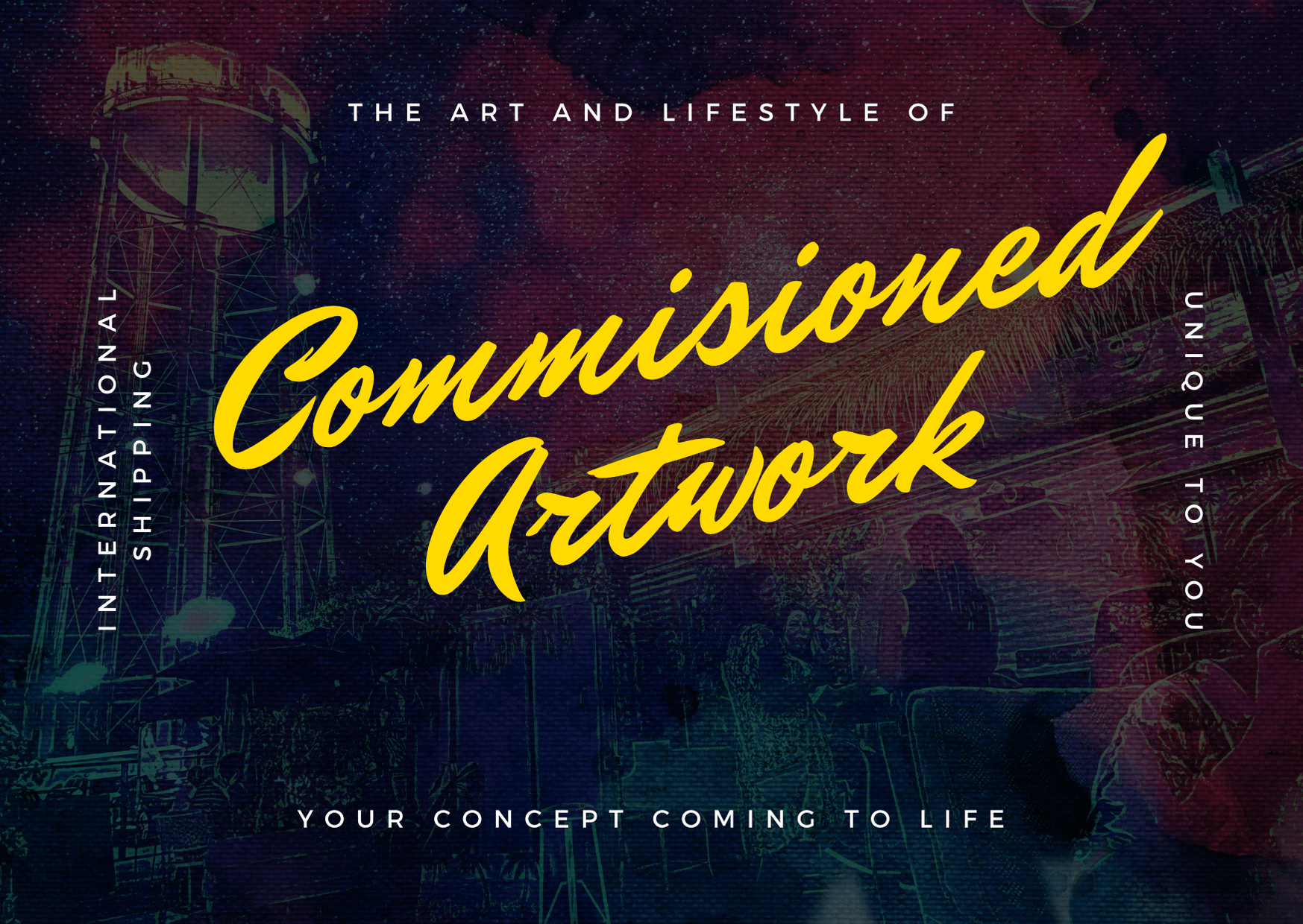The art and lifestyle of commissioned artwork your concept coming to life