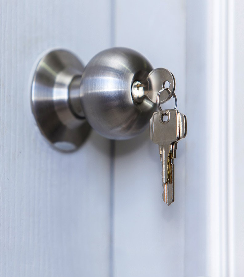 key in door picture and link to our services page