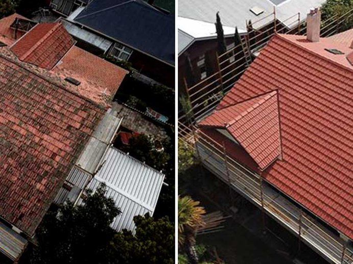 High-Pressure Roof Cleaning
