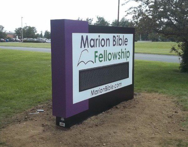 Sign company columbus ohio church signs religious institution