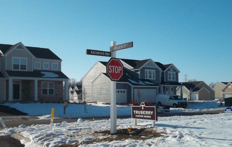 Sign company columbus ohio home builder signs