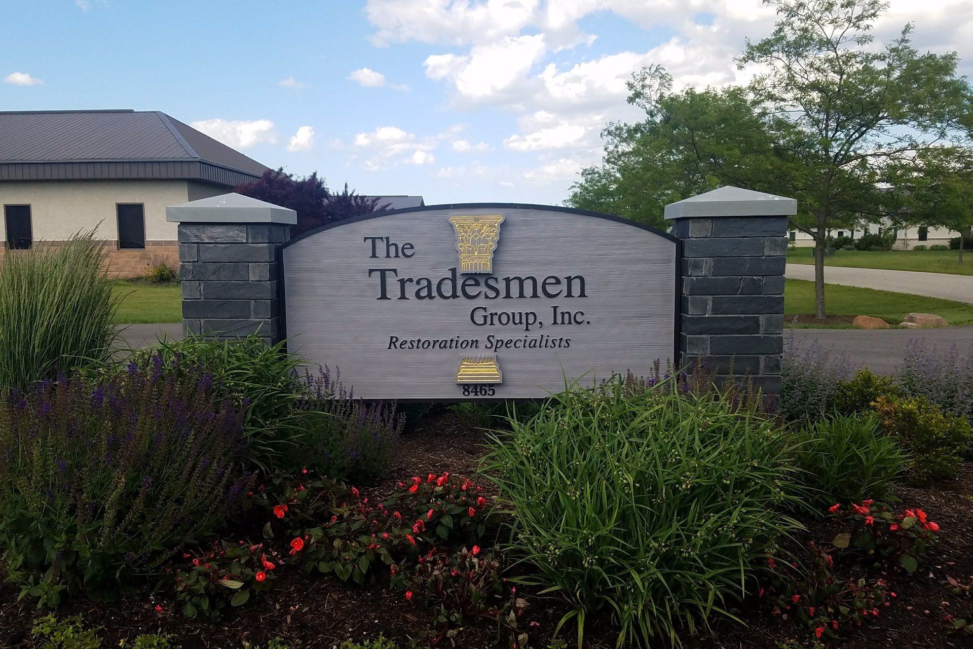 Sign company columbus ohio exterior signage monument sign