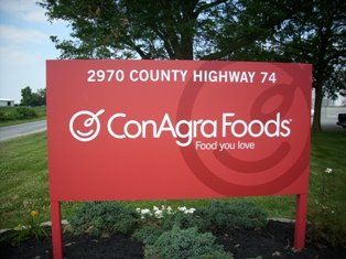 Sign company columbus ohio exterior signage post and panel