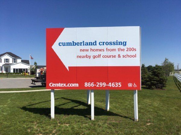 Sign company columbus ohio home builder signs