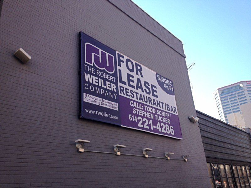 Sign company columbus ohio commercial real estate signs