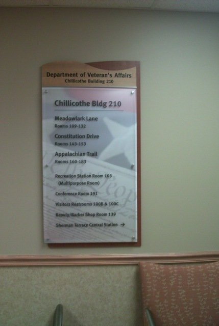 Sign company columbus ohio ADA signage interior wayfinding