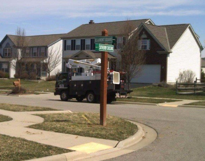 Sign company columbus ohio home builder signs