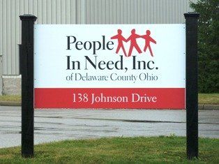 Sign company columbus ohio exterior signage post and panel