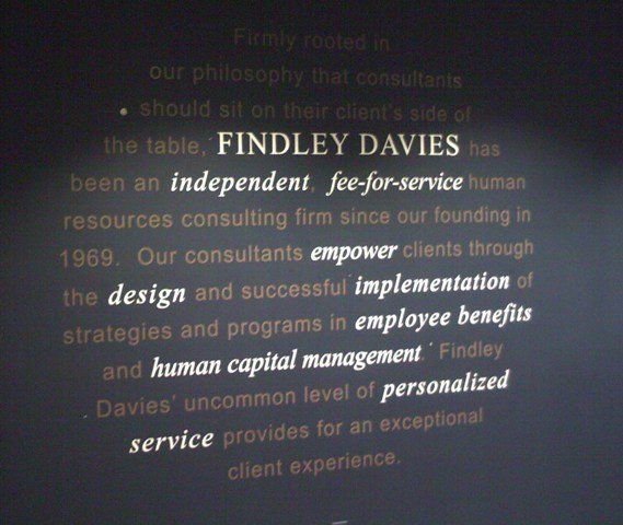 Sign company columbus ohio interior signage cut vinyl reception desk recognition wall