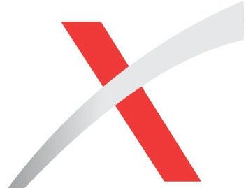 A red and white x on a white background.