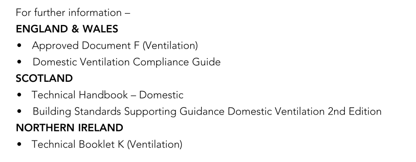 Domestic Ventilation Systems