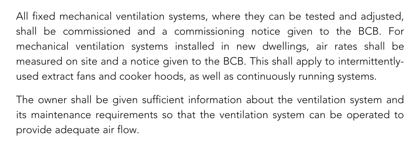 Domestic Ventilation Systems