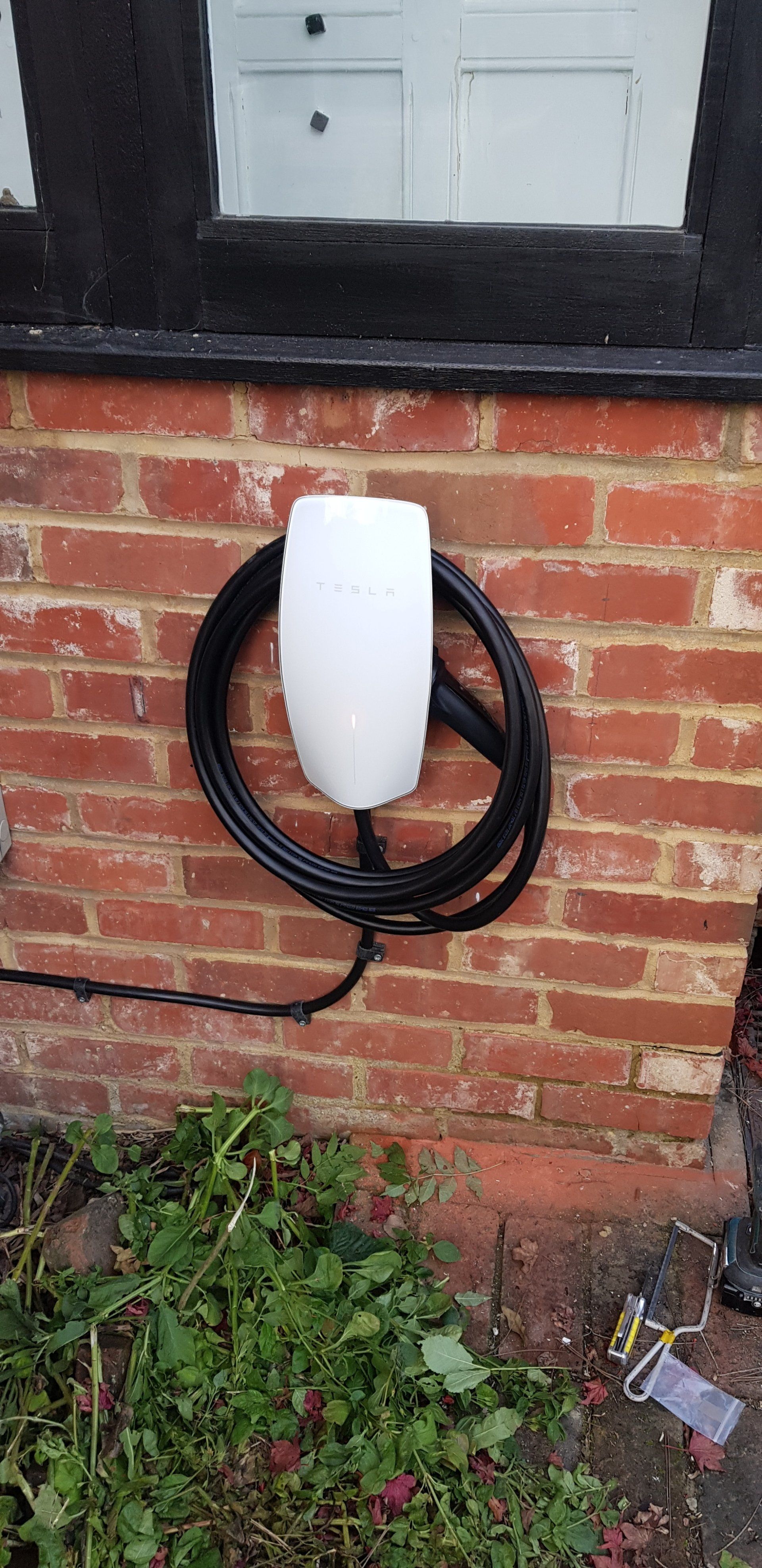 Tesla chargers installed