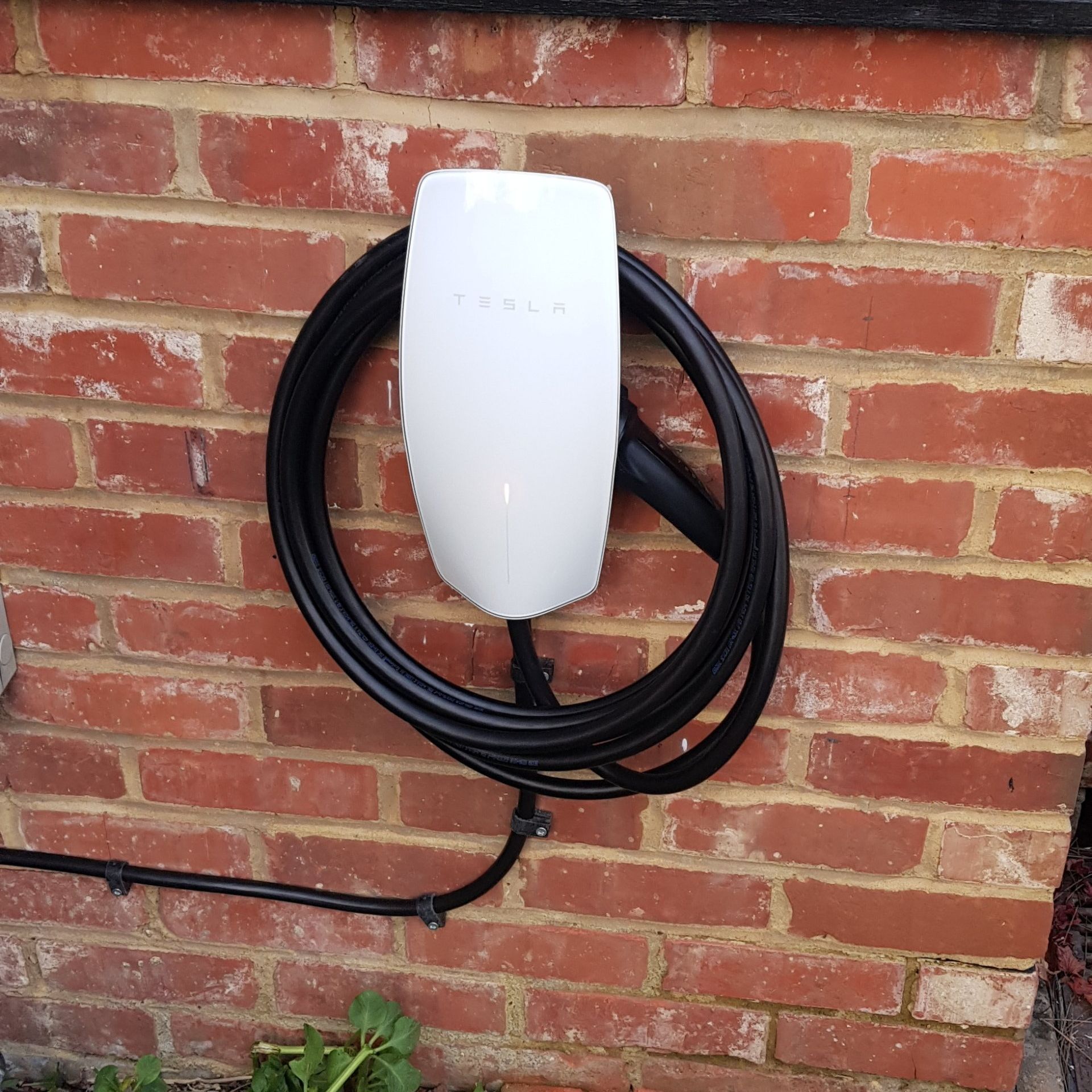 Tesla chargers installed