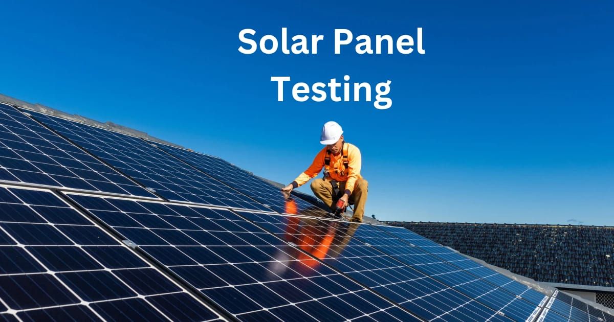 Solar Panel Testing & Inspection-ZA Electrical