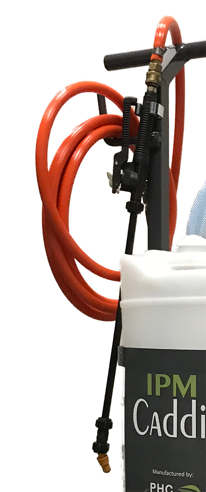 A sprayer with a hose attached to it.