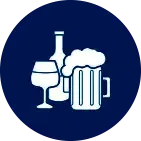 rooftop sky lounge icon.