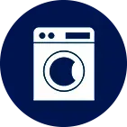washers and dryers icon.