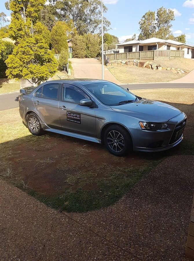 Gray Car - Driving school in Toowoomba — Carz Driving School in Rockville, QLD