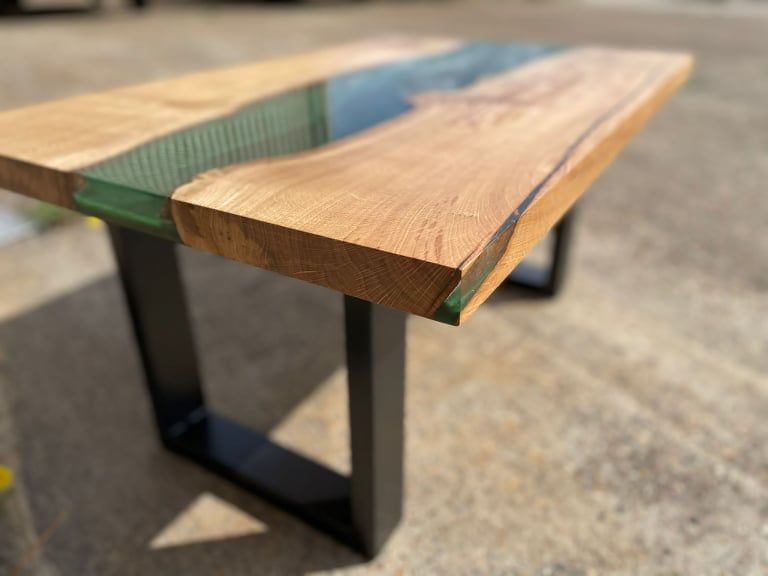 Oak  river table