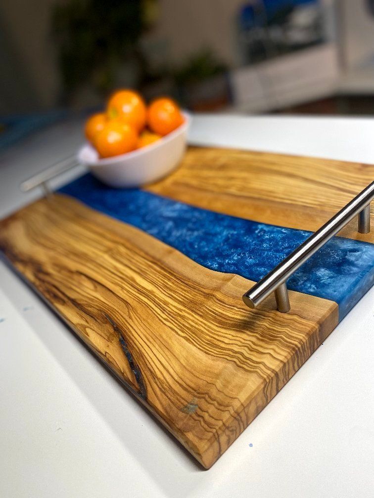 olive wood serving tray