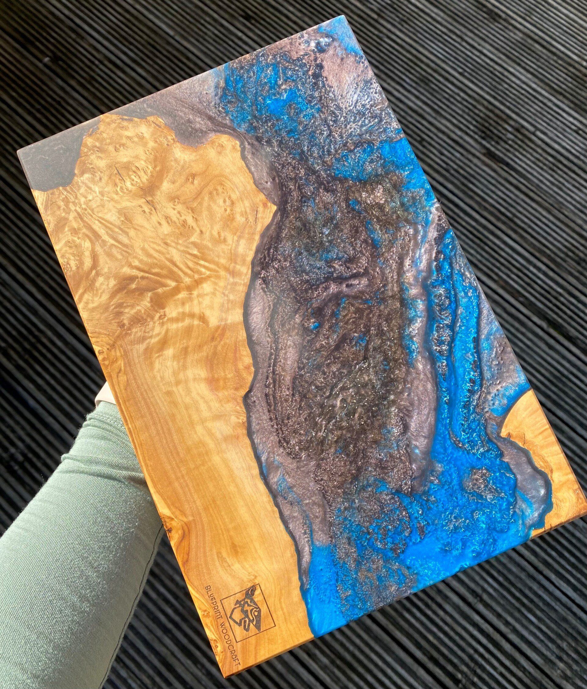 Tunisian  olive wood galaxy board