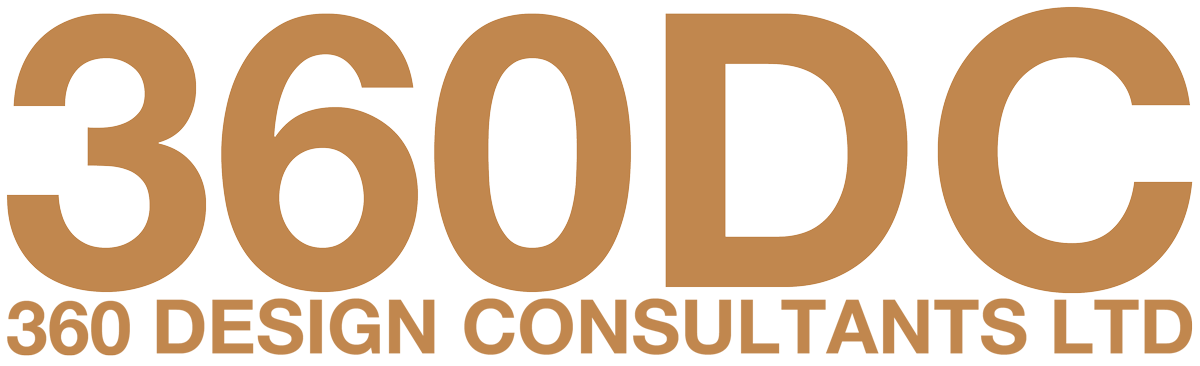 a logo for 360DC - 360 Design Consultants Ltd