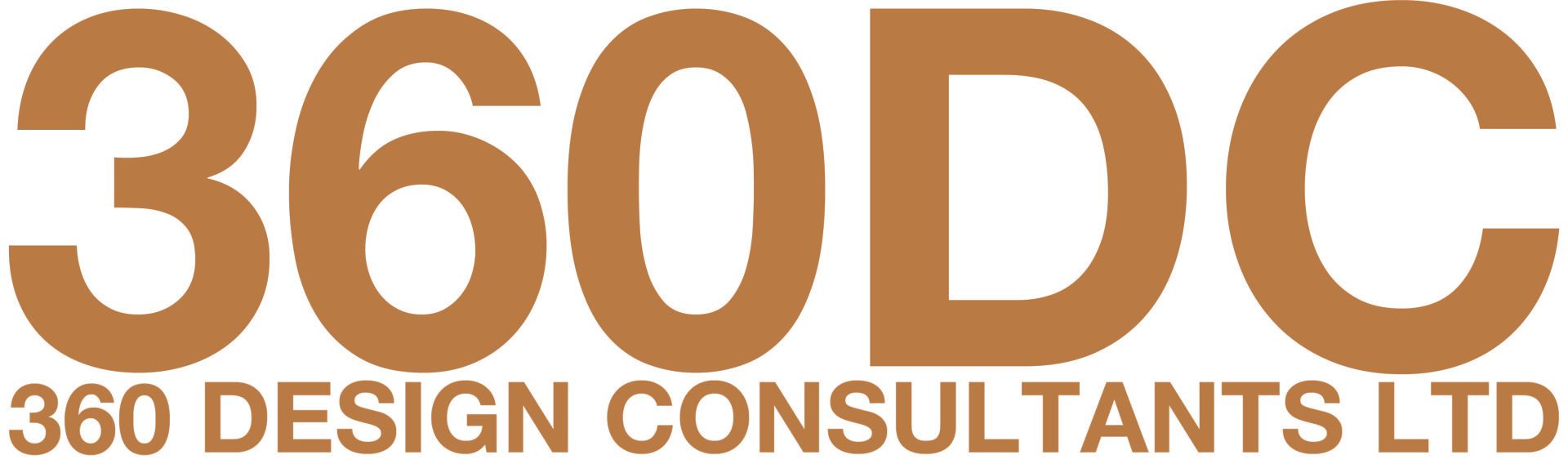 a logo for 360 dc design consultants ltd