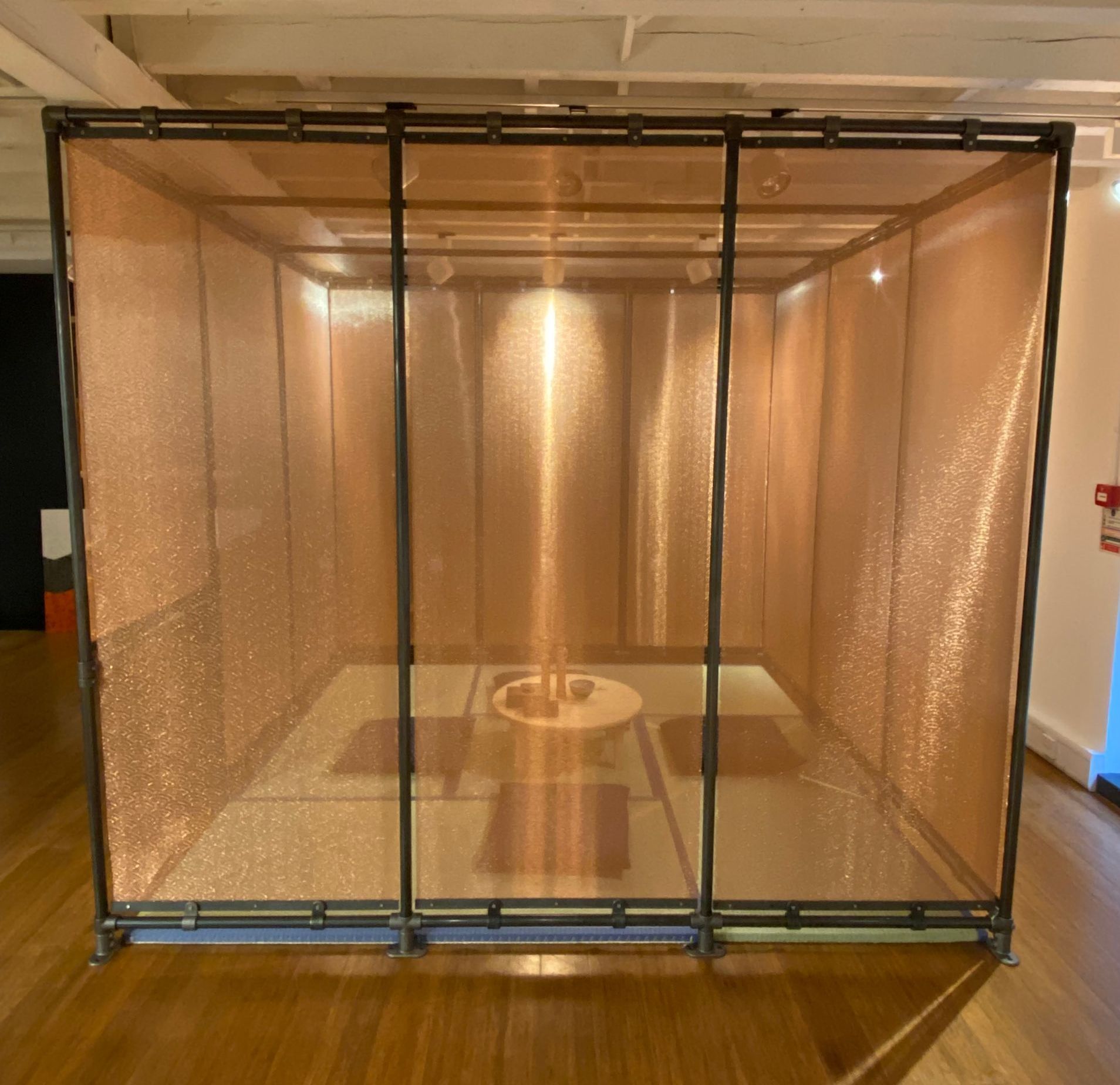 Japanese wellbeing, calming and tearoom space external side view