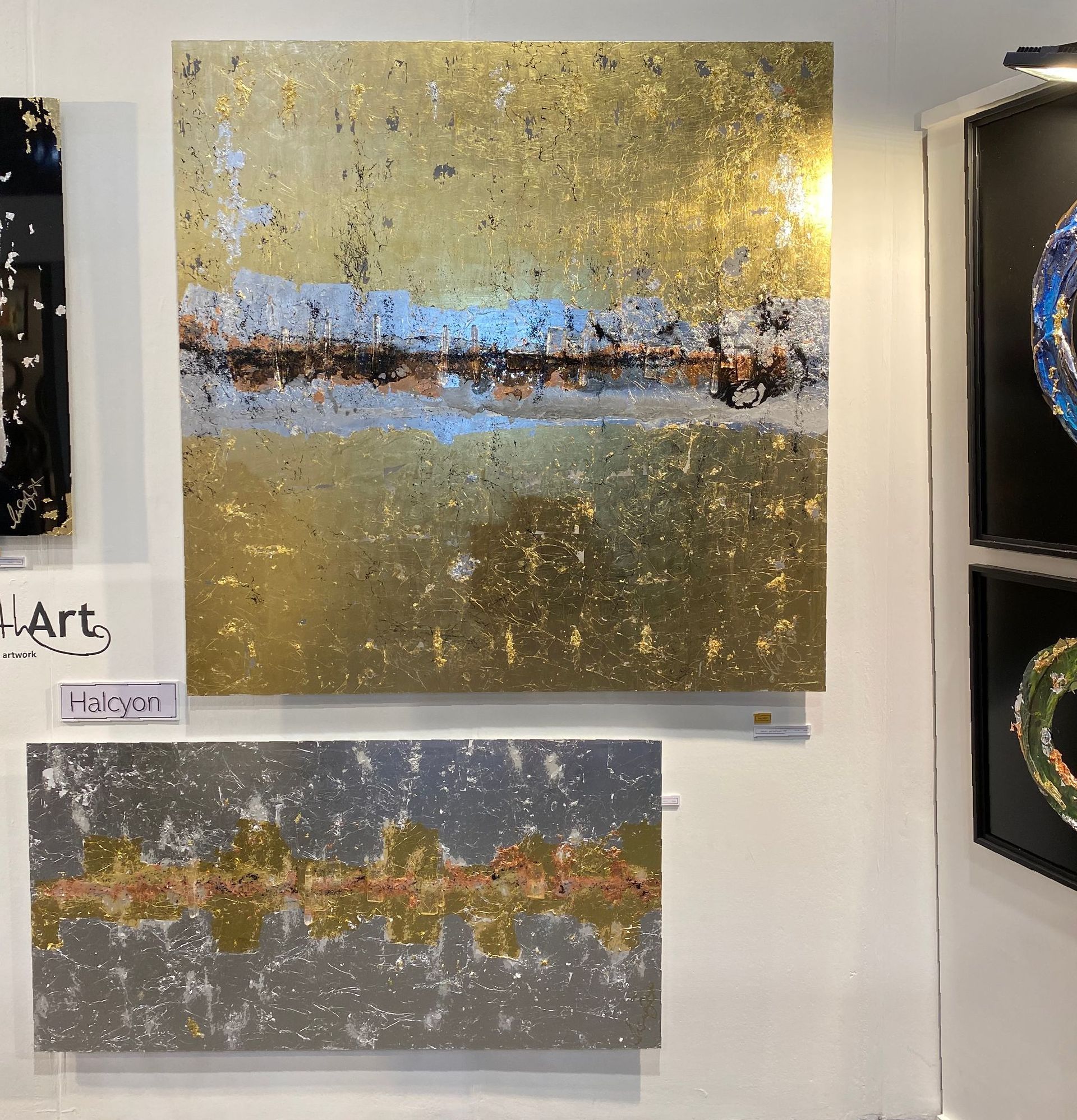 hand made bespoke and totally unique art pieces to beautify any wall, on display at the January Furniture Show 2024, NEC, Birmingham