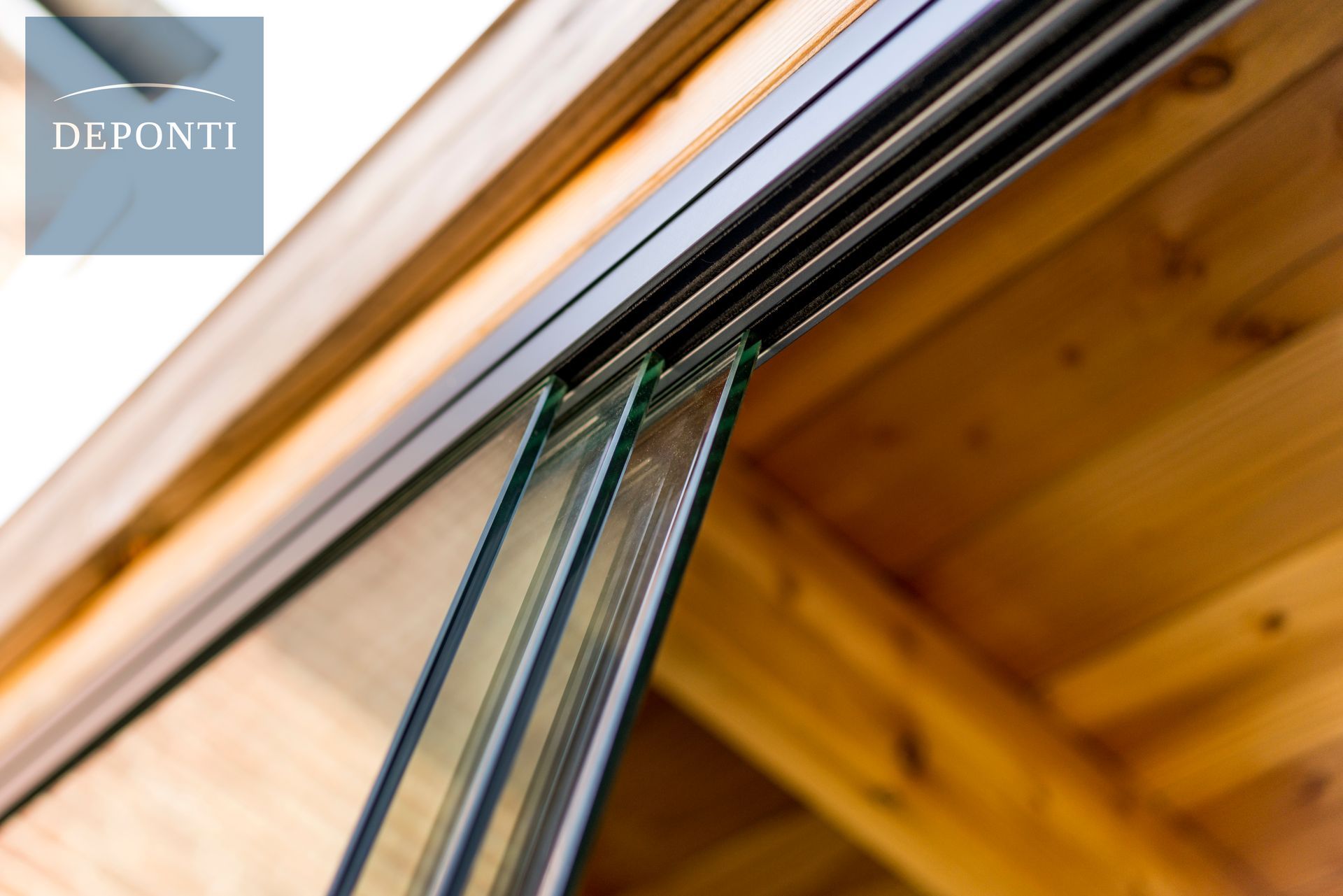Premium Deponti aluminium veranda glass sliding panels