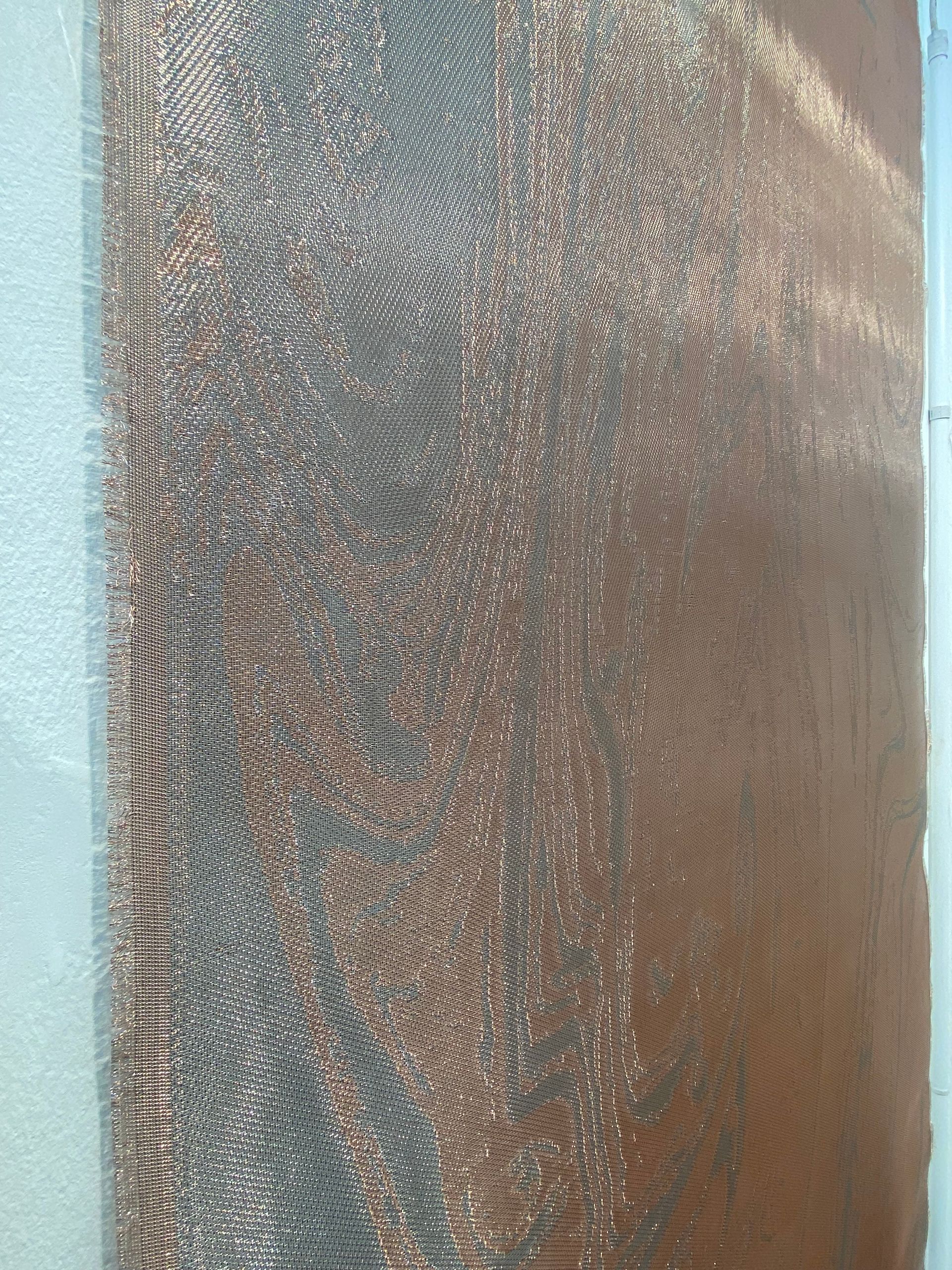 Harigane’s expression of luminous hand woven and loom woven metal textiles