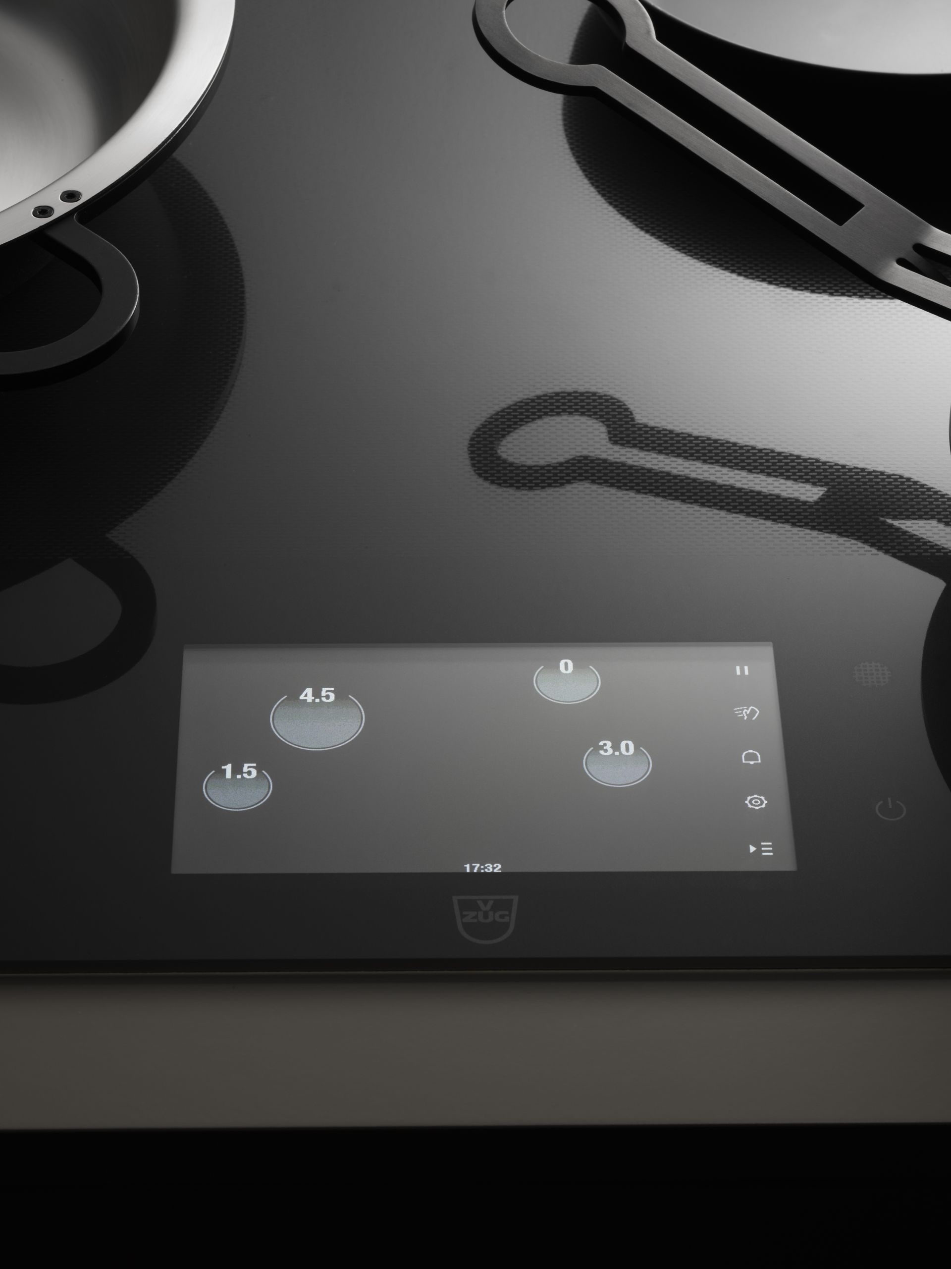 V-ZUG cooker worktop control in luxury kitchen