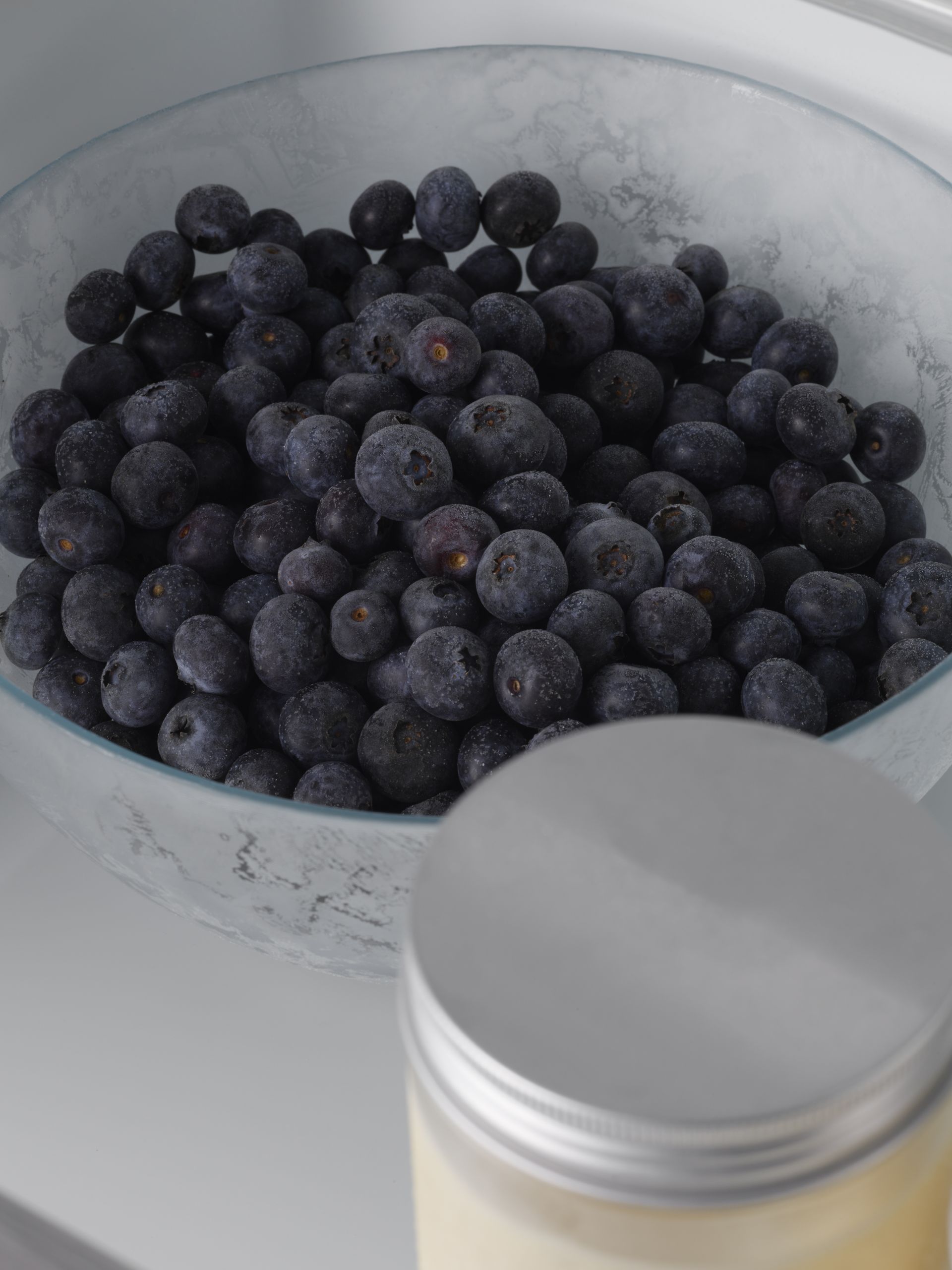 fruit inside V-ZUG fridge unit in luxury kitchen 