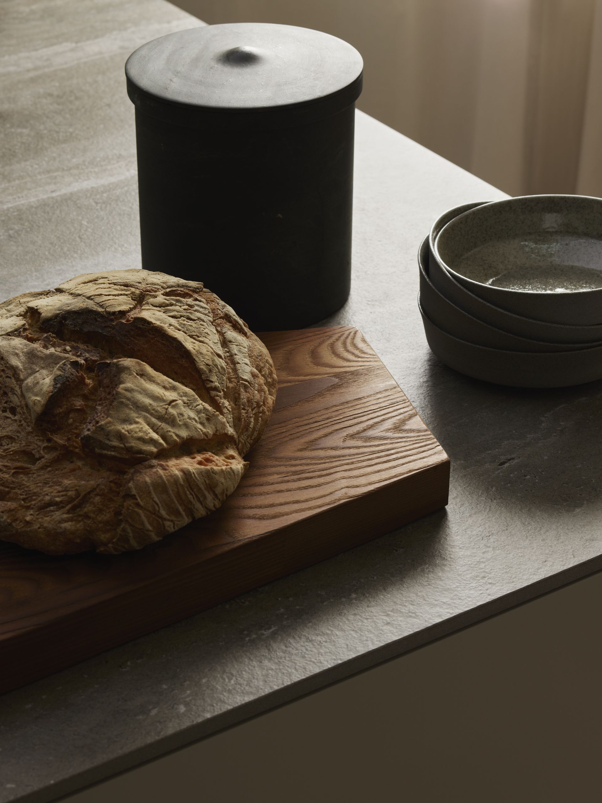 V-ZUG luxury kitchen with food preparation bread