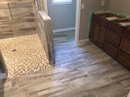 Bathroom Flooring — Bathroom Tiles Flooring in Dallas, TX