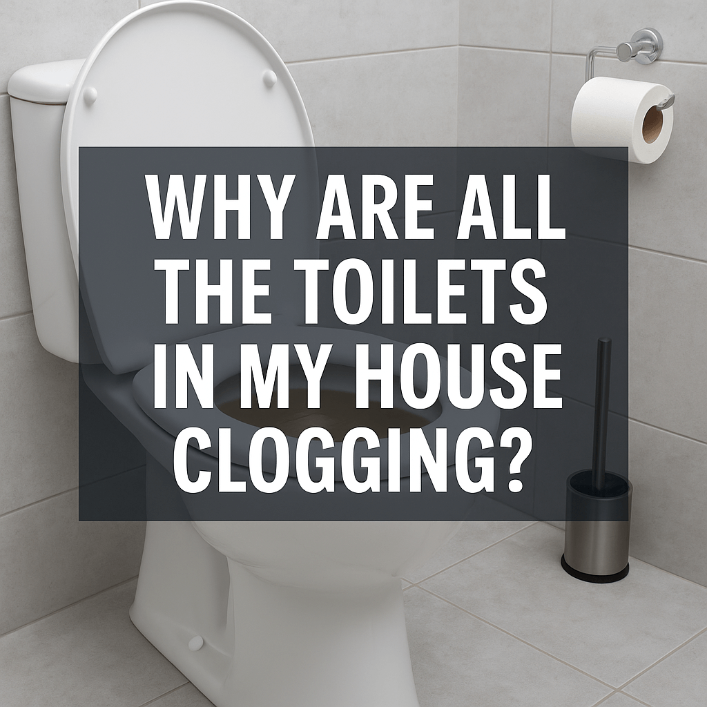 Why are all the toilets in my house clogging