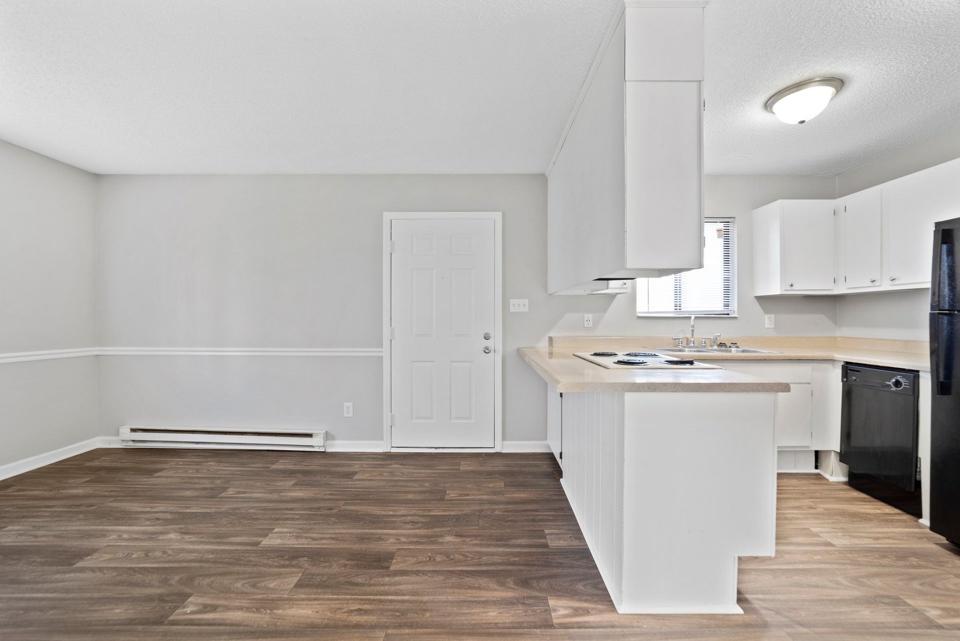 two bedroom kitchen at mallard creek