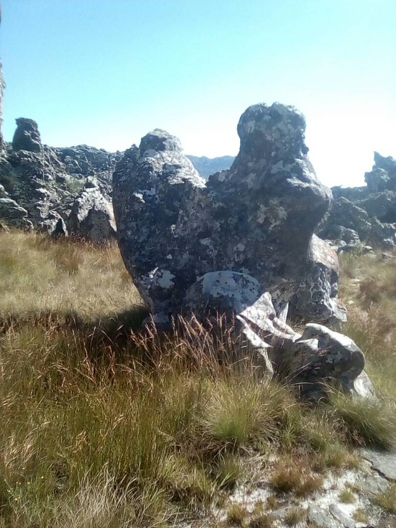 Hiking up the hillside, Chimanimani, Zimbabwe