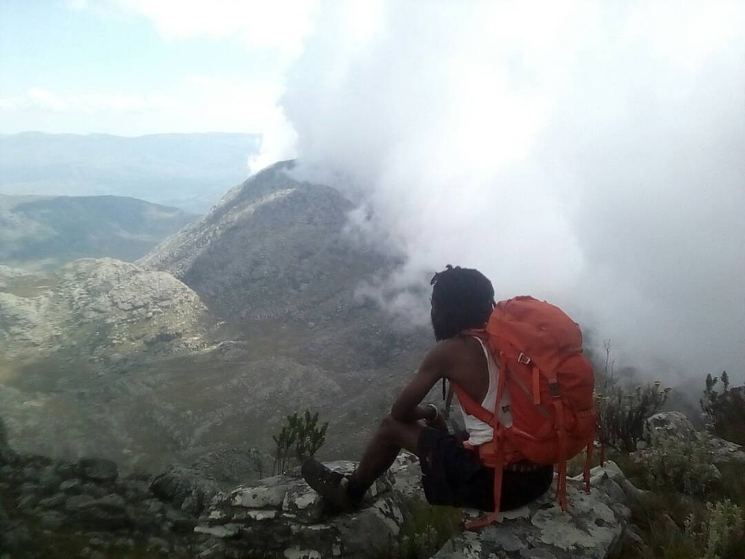 At the top of a mountain, Chimanimani